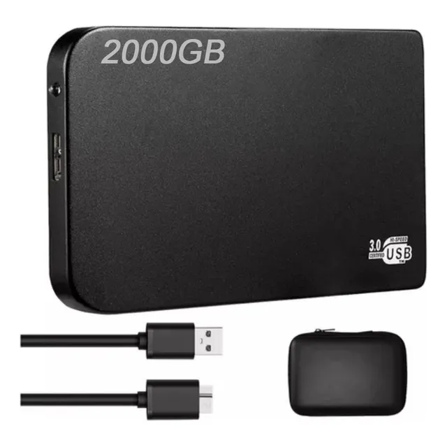 Externo Disco Duro Ssd 2tb Sólido Mini Portátil Vrcow 2000gb