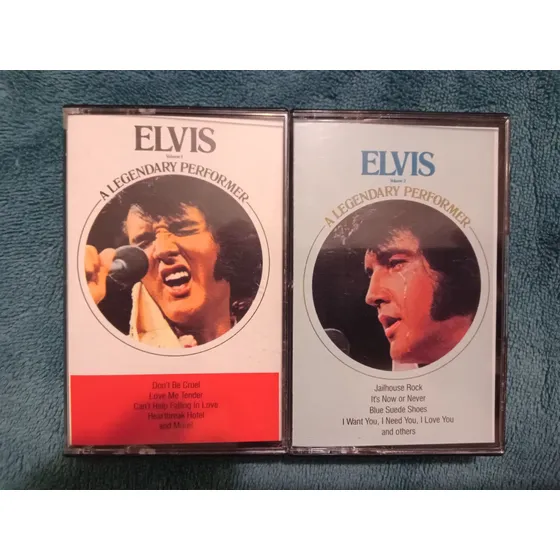 Fita K7 Elvis Presley Legendary Performer Volume 1 E 2 Eua