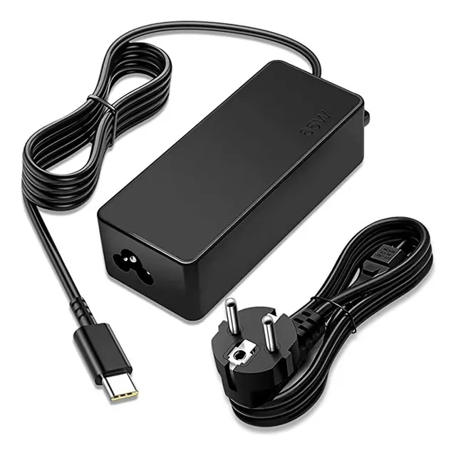 Cargador De Computadora Portátil 65w Usb-c Para Lenovo