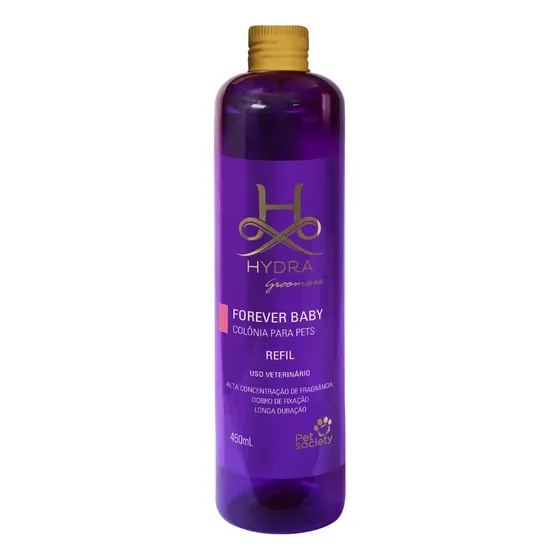 Forever Baby Refil Colônia Hydra Groomers Pet Society 450 Ml