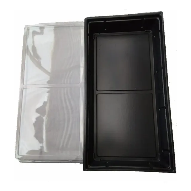 #1 Kit Bandeja Base Más Domo Para Germinación De Semillas  