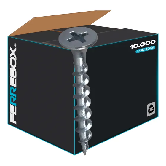 Tornillo Madera Crs Zinc | 6 X 1 1/4 |10,000 Uni | Mamut