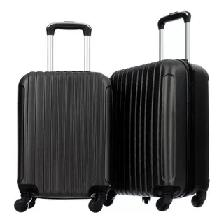 Mala De Viagem De Bordo 360Âș Pequena De MĂŁo 10kg Em Cor Preto Mala De Viagem De Bordo 360Âș Pequena De MĂŁo 10kg Em Cor Preto