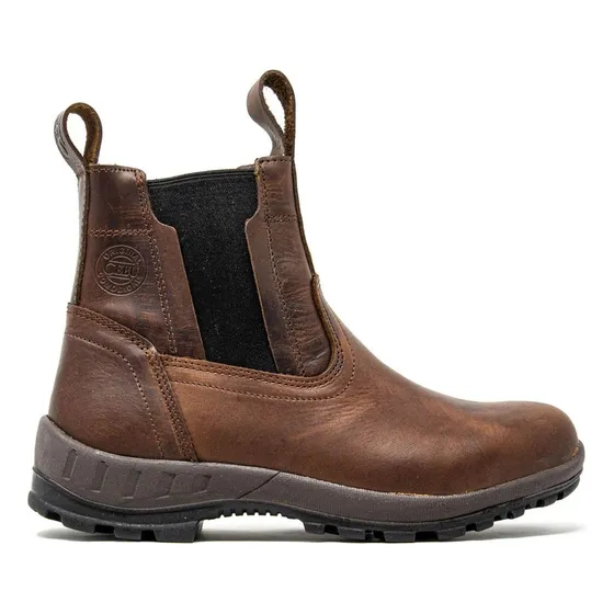 Botin Cebu Bt Flex Punta De Acero De Trabajo Café Hombre