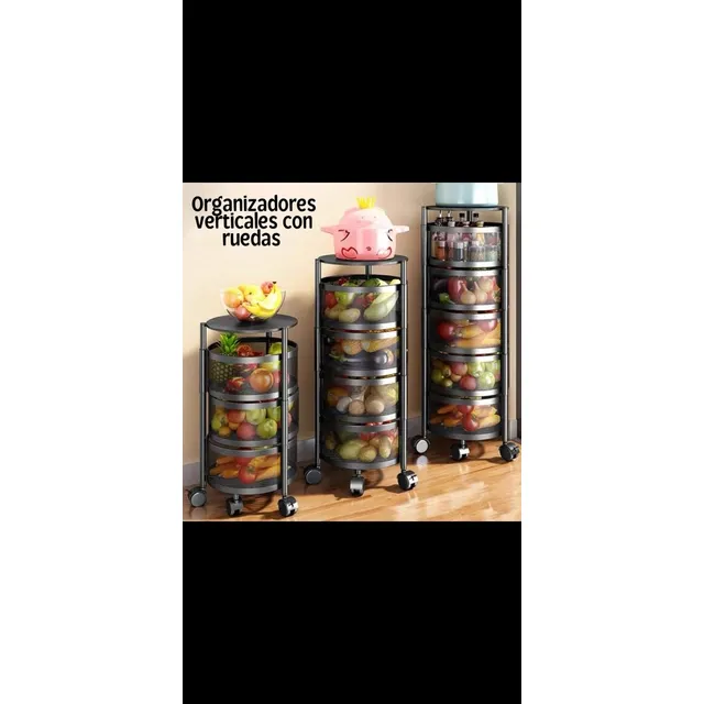 Organizador Para Cocina Con Ruedas