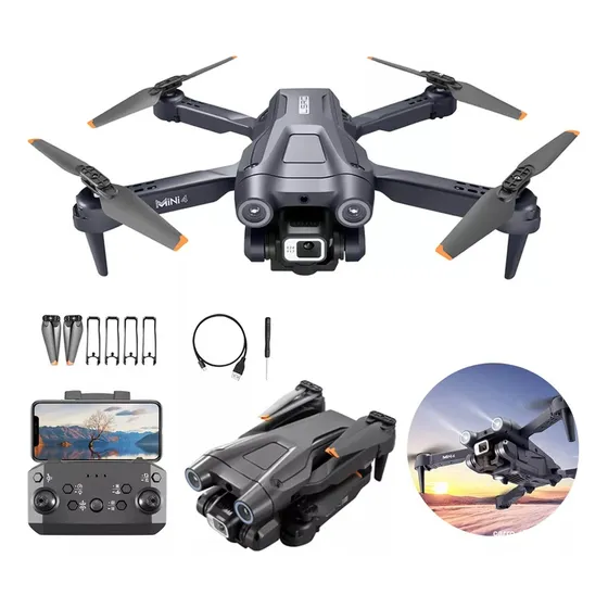 Drone Mini4 Dual Câmera Profissional Dobrável Câmera Drone