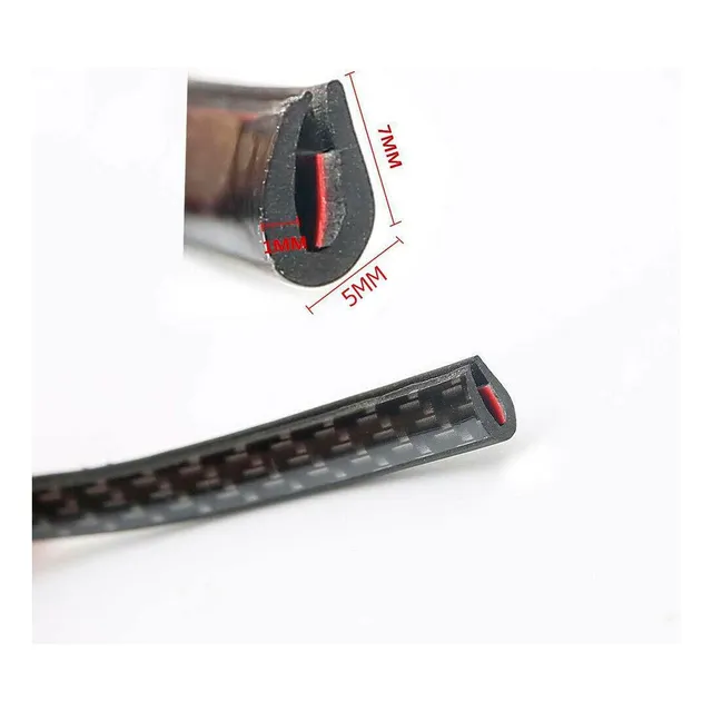Gotero Protector Matafilo Moldura Bagueta Simil Carbono 1 Mt