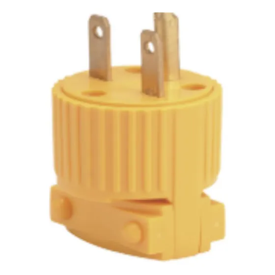 10 Clavijas Plástica Aterrizada Cara De Chino 15a 127v P