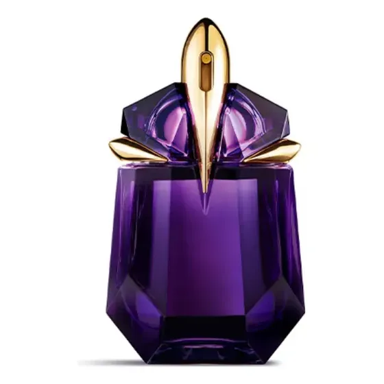Perfume Feminino Amadeirado Floral Fragrância Marcante e Solar Jasmim Sambac Madeira de Cashmeran e Âmbar Branco Alien Eau de Parfum Mugler 30ml