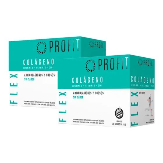 Suplemento En Polvo Profit Colágeno Hidrolizado Flex 40dias