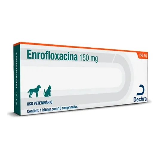 Enrofloxacina 150mg 10 Comprimidos - Dechra