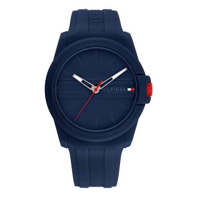 Reloj Tommy Hilfiger Para Hombre De Silicona 1710595