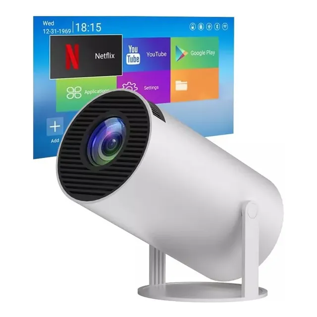 Proyector Portátil Mini Hy300pro Ultra Hd 4k Wifi Bluetooth