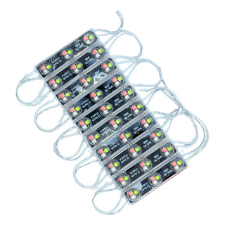 10 Módulos Led Rgb 110v 2da Generación, Directo Automático 10 Módulos Led Rgb 110v 2da Generación, Directo Automático