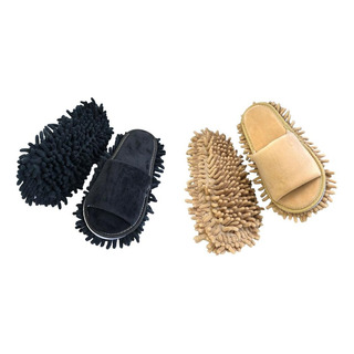 2 Pantuflas De Mopa De Chenilla De Microfibra, Unisex, 2 Pantuflas De Mopa De Chenilla De Microfibra, Unisex,