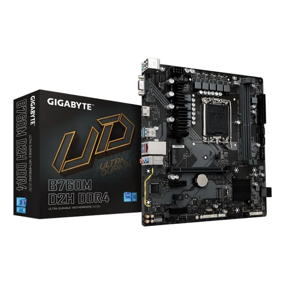 Placa Mae Gigabyte B760m D2h Chipset B760 Intel Lga 1700