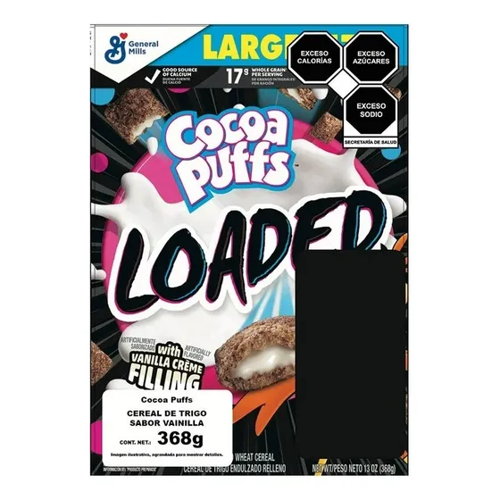 3 Pza Cereal De Trigo General Mills Cocoa Puffs Sabor Vainil