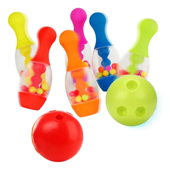 Set De Bowling Palitroques Mini Bolos Juego Para Niños