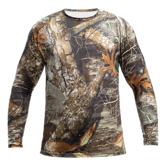 Jersey Camuflaje Manga Larga Sublimado Tela Fría