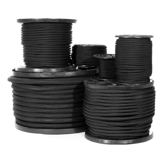 Cuerda Elástica Con Tejido Diamante Negro 100% Absorbente De