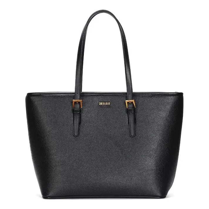 Bolsa Shopper Couro Floater Santa Lolla Preto