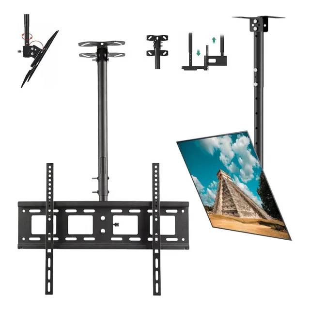 Soporte De Techo Para Tv Monitor 32 A 80 Pulgadas Máx 55kg