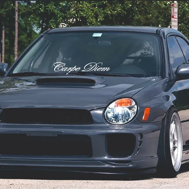 Calco Sticker Auto Parabrisa Jdm Fixa Tuning Carper Diem