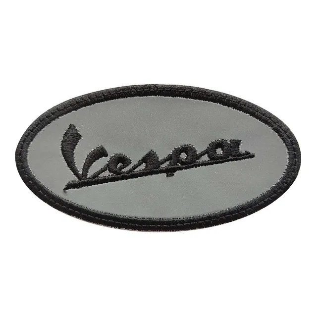 Parche Bordado Moto Vespa Lambreta Scotter Reflectivo