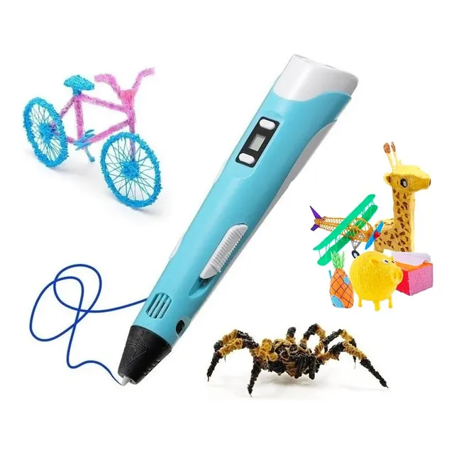 Lapicera 3d Lápiz Impresión 3d Para Impresión Y 3 Filamentos