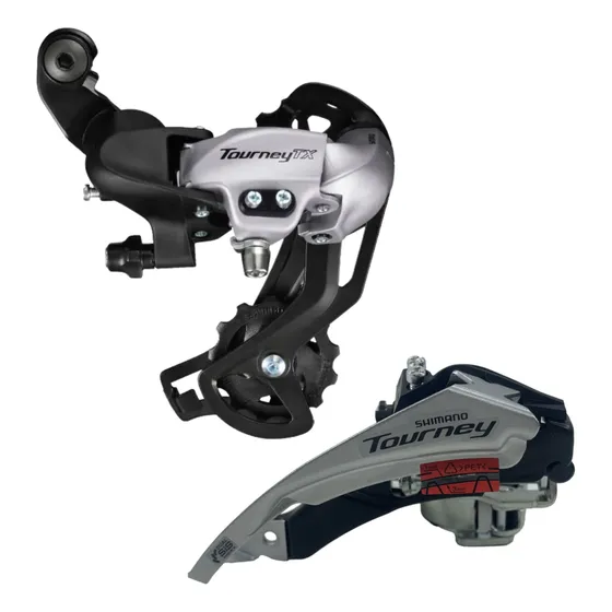 Câmbios Shimano Tourney 8v Traseiro Tx800 + Dianteiro Ty510