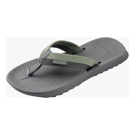Sandalias Track Plus Havaianas Cinza Aço Lisa 43/44