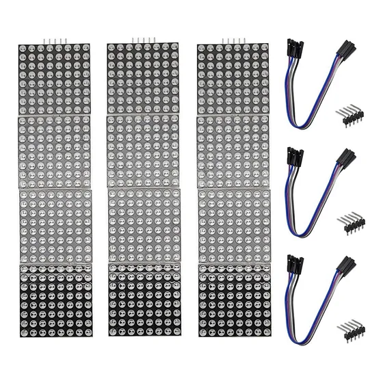 Módulo De Pantalla Led De Matriz De Puntos Max7219 32x8 4 En
