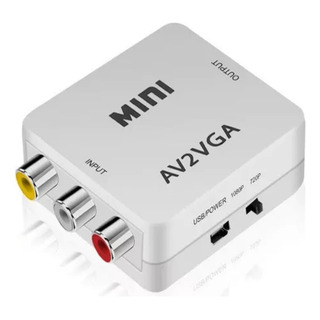 Adaptador Conversor Rca Av A Vga Full Hd Mw23-02-159 Adaptador Conversor Rca Av A Vga Full Hd Mw23-02-159