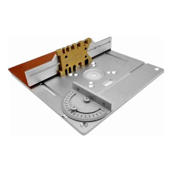 Zx Placa De Inserción Para Mesa De Enrutadores De Aluminio,