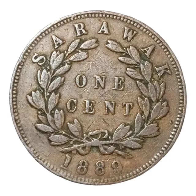 Moneda Sarawak One Cent 1889 (&1038