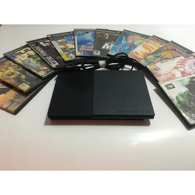 Ps2 En Perfecto Estado Con 12 Juegos Solo Falta Control