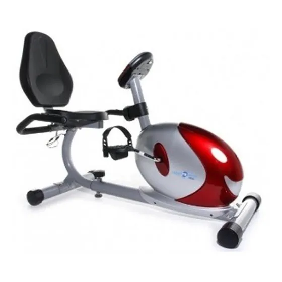 Bicicleta estática Sportfitness Cadiz color gris y rojo