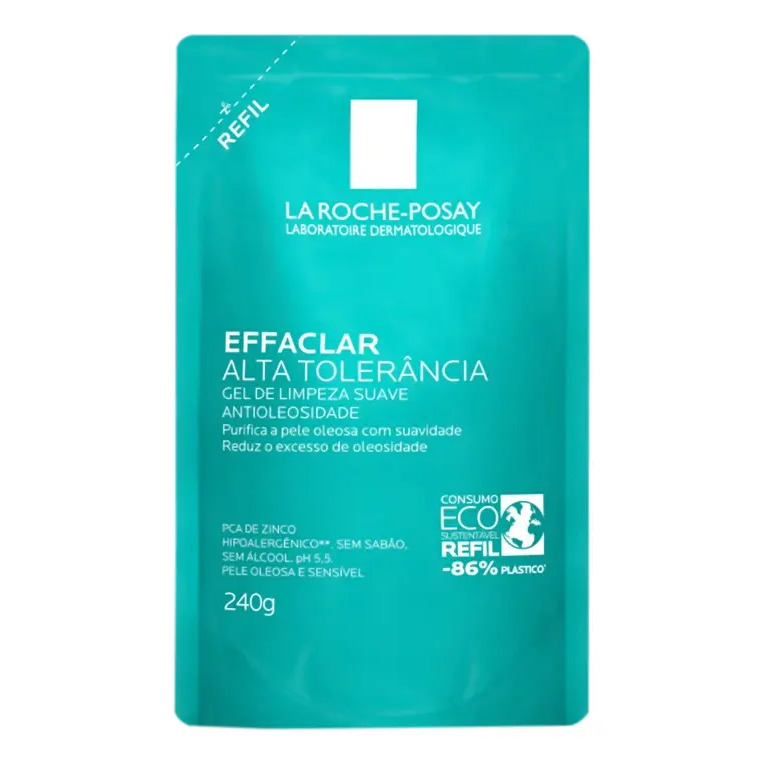 Gel de Limpeza Facial Refil para Peles Mistas a Oleosas e Sensíveis Limpeza Profunda sem Ressecar Effaclar Alta Tolerância Dermatológica La Roche-Posay 240g Gel de Limpeza Facial Refil para Peles Mistas a Oleosas e Sensíveis Limpeza Profunda sem Ressecar Effaclar Alta Tolerância Dermatológica La Roche-Posay 240g