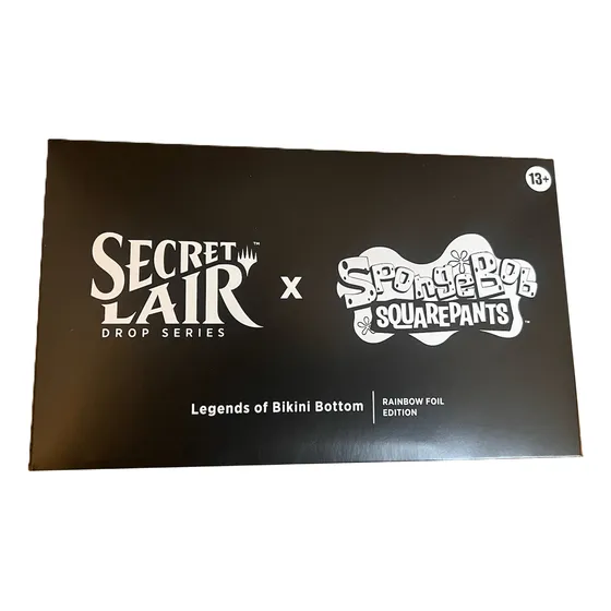 Magic Secret Lair Spongebob Squarepants Legends Cartas Legends Of Bikini Bottom - Rainbow Foil Edition Inglés
