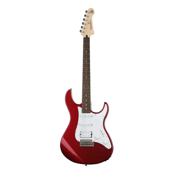 Guitarra eléctrica Yamaha PAC012/100 Series 012 stratocaster de caoba 2023 metallic red brillante con diapasón de palo de rosa