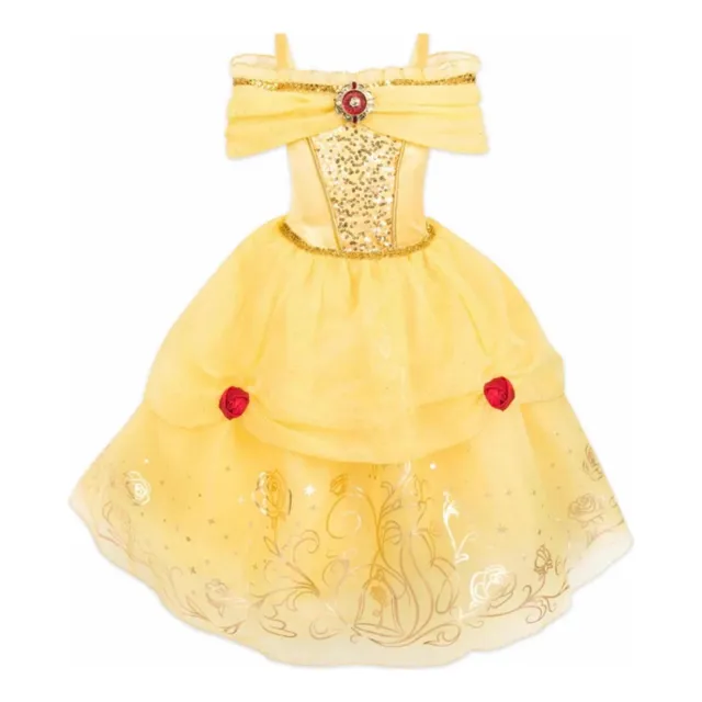 Bella Y La Bestia Disfraz Talla 4 Disney Store Original
