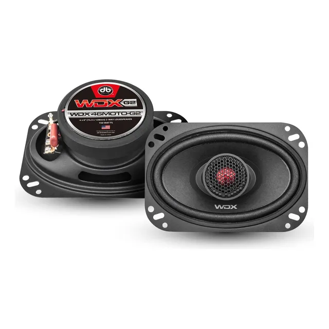 Bocinas 2 Vías Db Drive Wdx46moto-g2 4 X 6 PLG 150w Max Color Negro