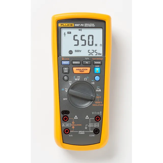 Multímetro Digital Para Isolamento 1000v 1587 Fc Fluke