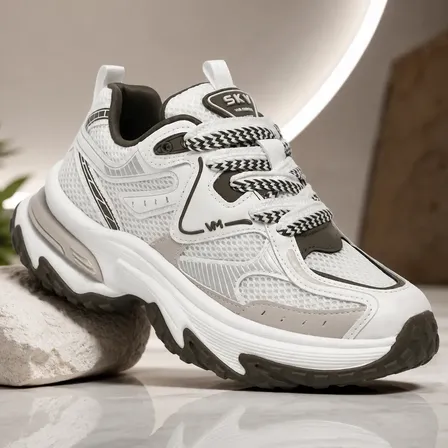 Tênis Via Marte Casual Esportivo Confortável Leve Original Branco/militar 38 Br