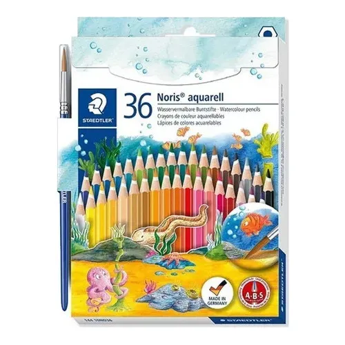 Lápices De Colores Acuarelables Staedtler Noris Club X 36