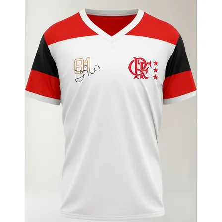 Camisa Flamengo Zico Retro Mundial 81 Oficial