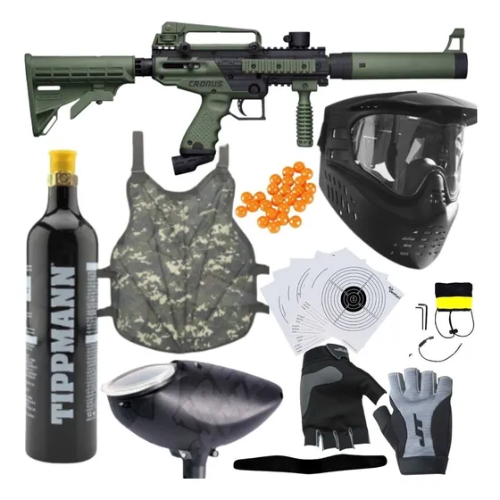 Paquete Tippmann Cronus Verde Tactical Gotcha Xtreme C