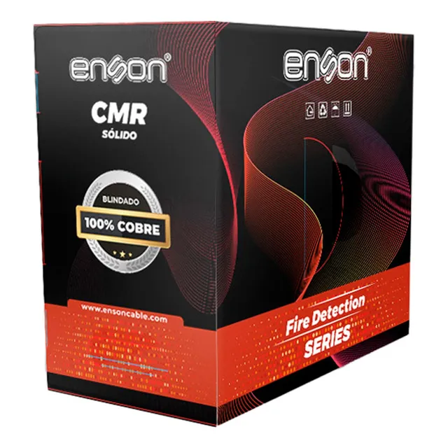 Cable De Alarma/detección Incendio Rojo 100%cobre 305m Enson