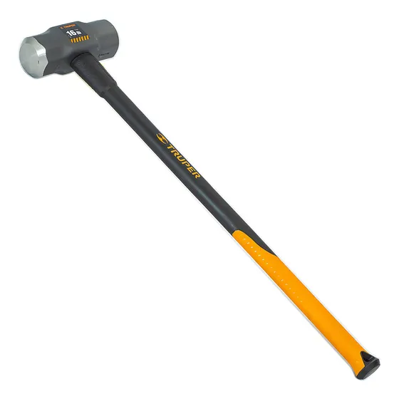 Marro Octagonal 16 Lbs, Mango Fibra De Vidrio Truper 16546