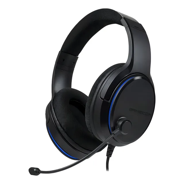 Audifonos Diadema Gamer Rgb Gamecom Gc2 Pc Ps5 Xbox Nintendo Color Negro